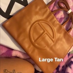 Lare Tan Telfar Shopping Bag